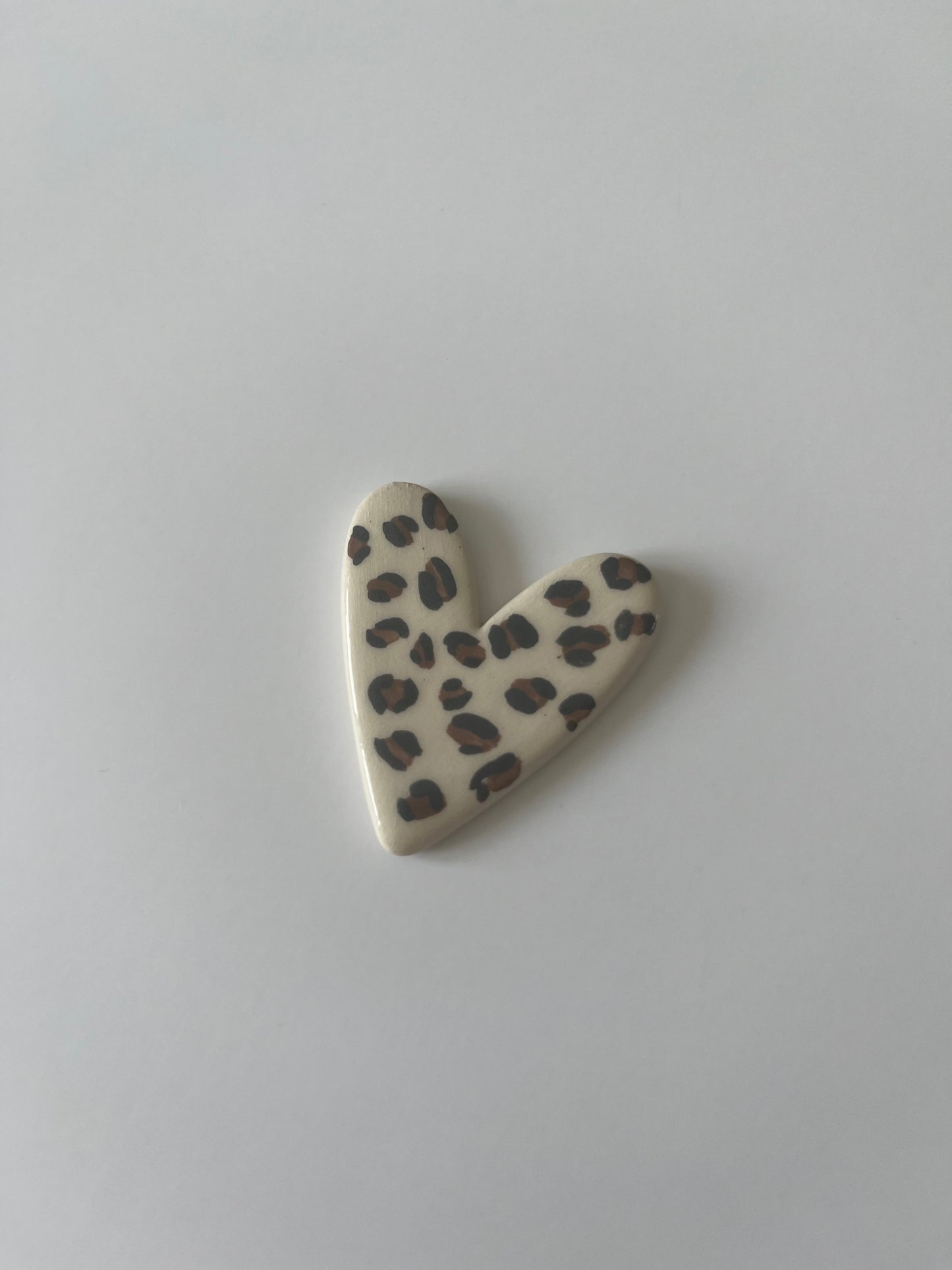 Broches Cœur Léopard