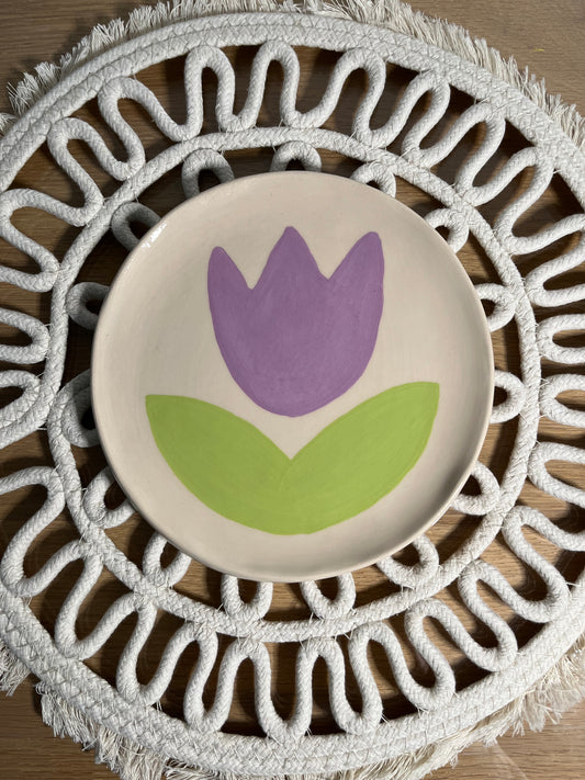 Assiette Tulipe