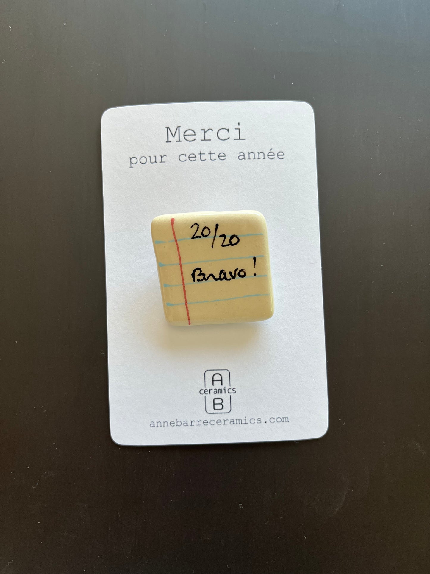 Broches Mention Très Bien