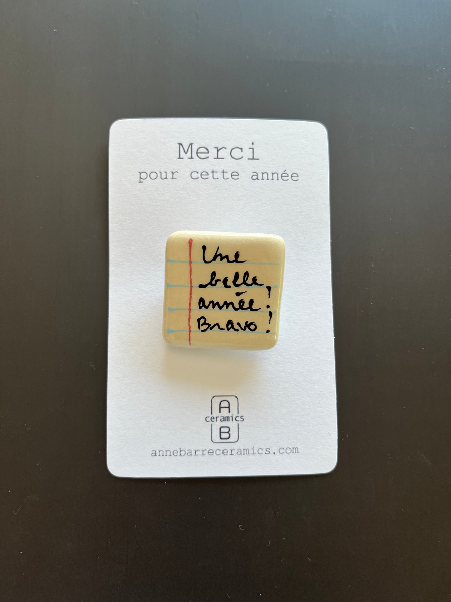 Broches Mention Très Bien