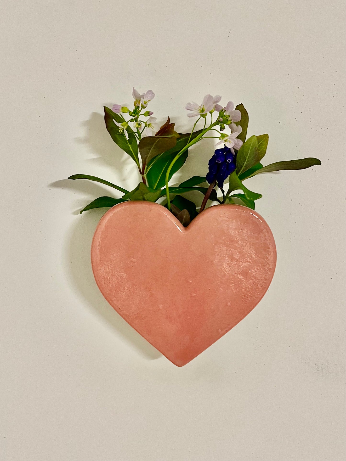 Vase Mural Coeur - grand modèle