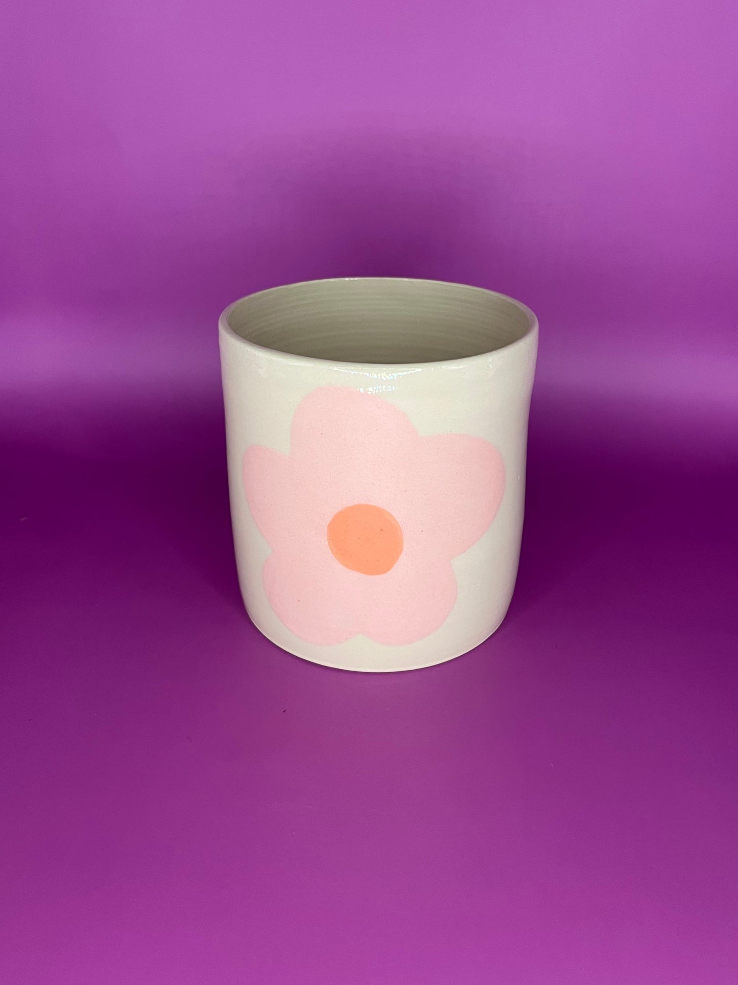 Tasse sans anse - Grosse Fleur