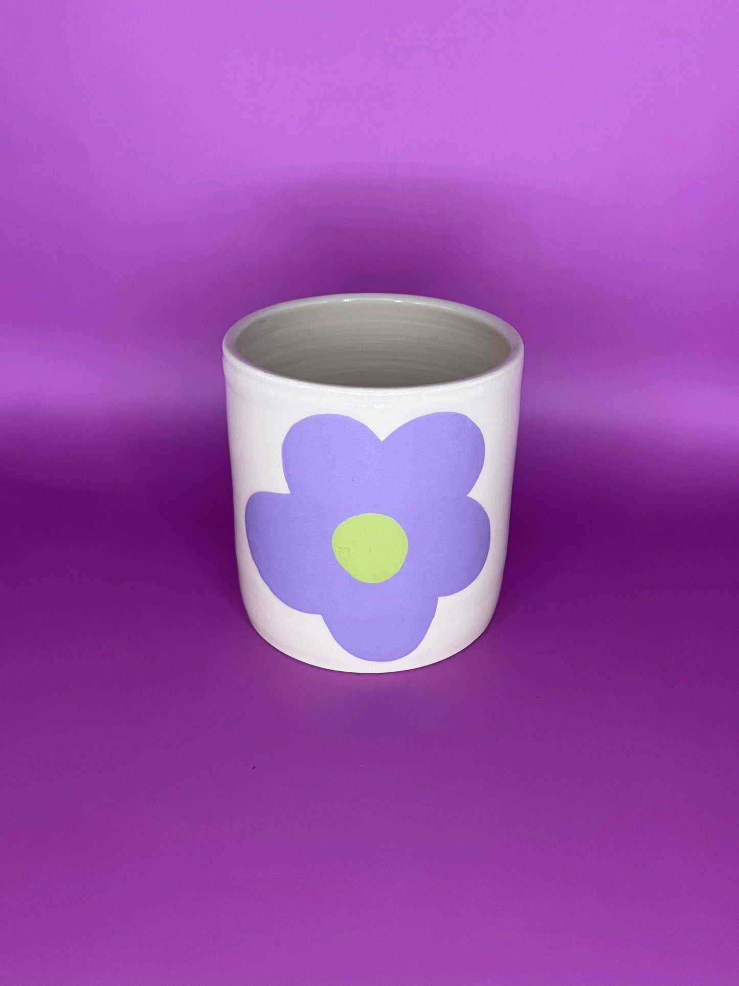 Tasse sans anse - Grosse Fleur
