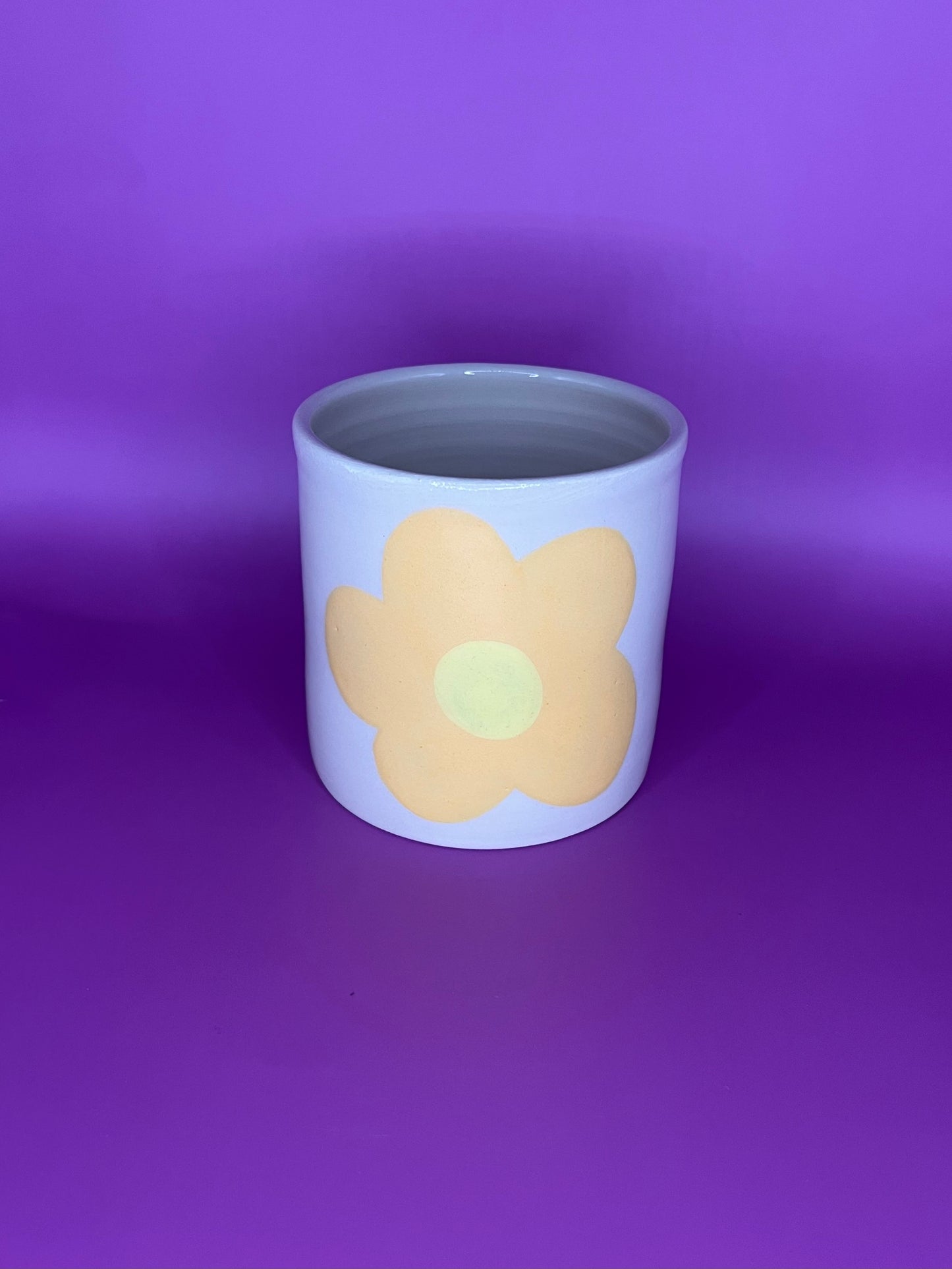 Tasse sans anse - Grosse Fleur
