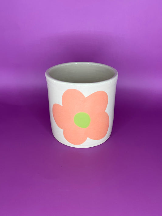 Tasse sans anse - Grosse Fleur